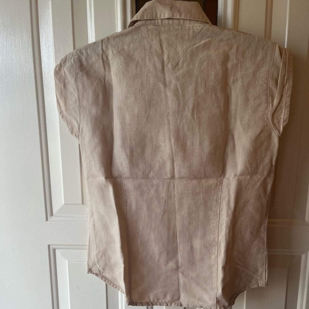 Vintage Tommy Linen Shirt - Picture 2 of 8